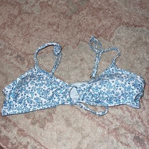 Shein blue bikini top